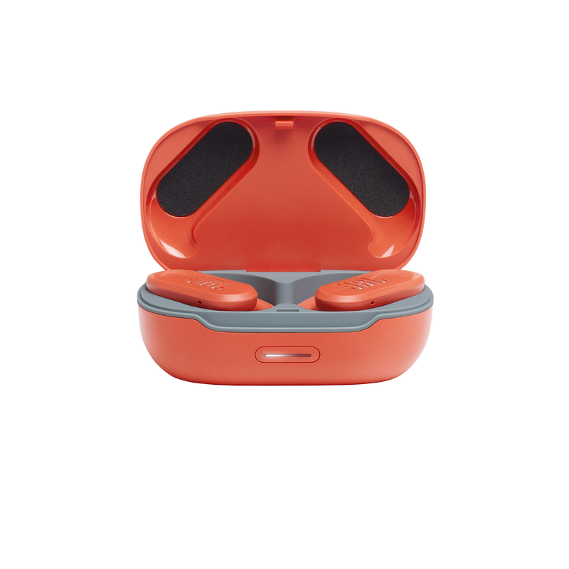 JBL Endurance Peak II - Coral - Waterproof true wireless sport earbuds - Detailshot 2 image number null